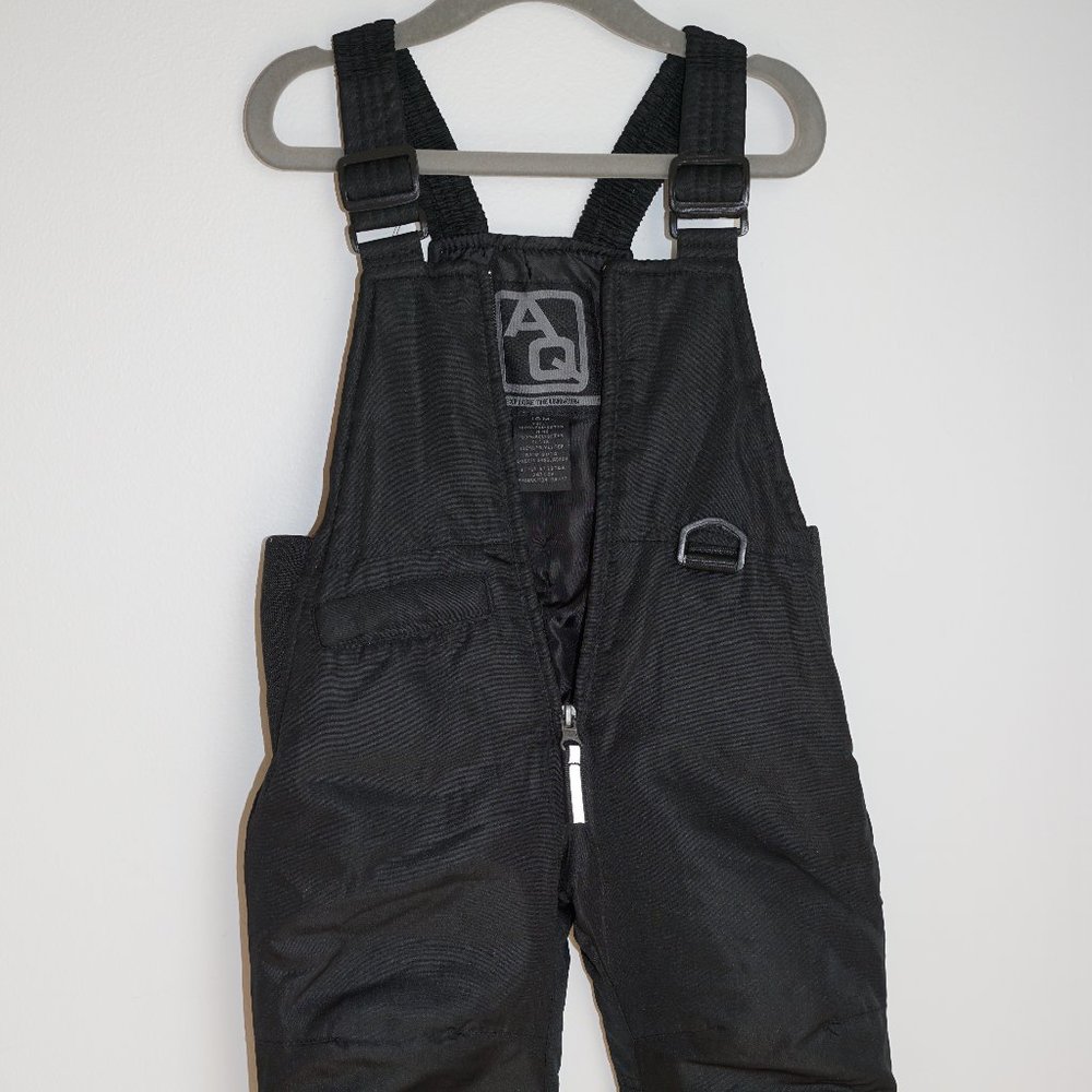 Boys Toddler Black Snow Bib- 18 months- Worn once!